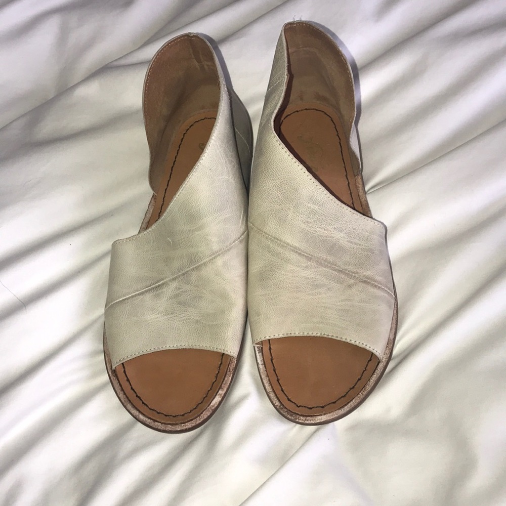 Free people 
Mont Blanc d'Orsay Leather Slip-On